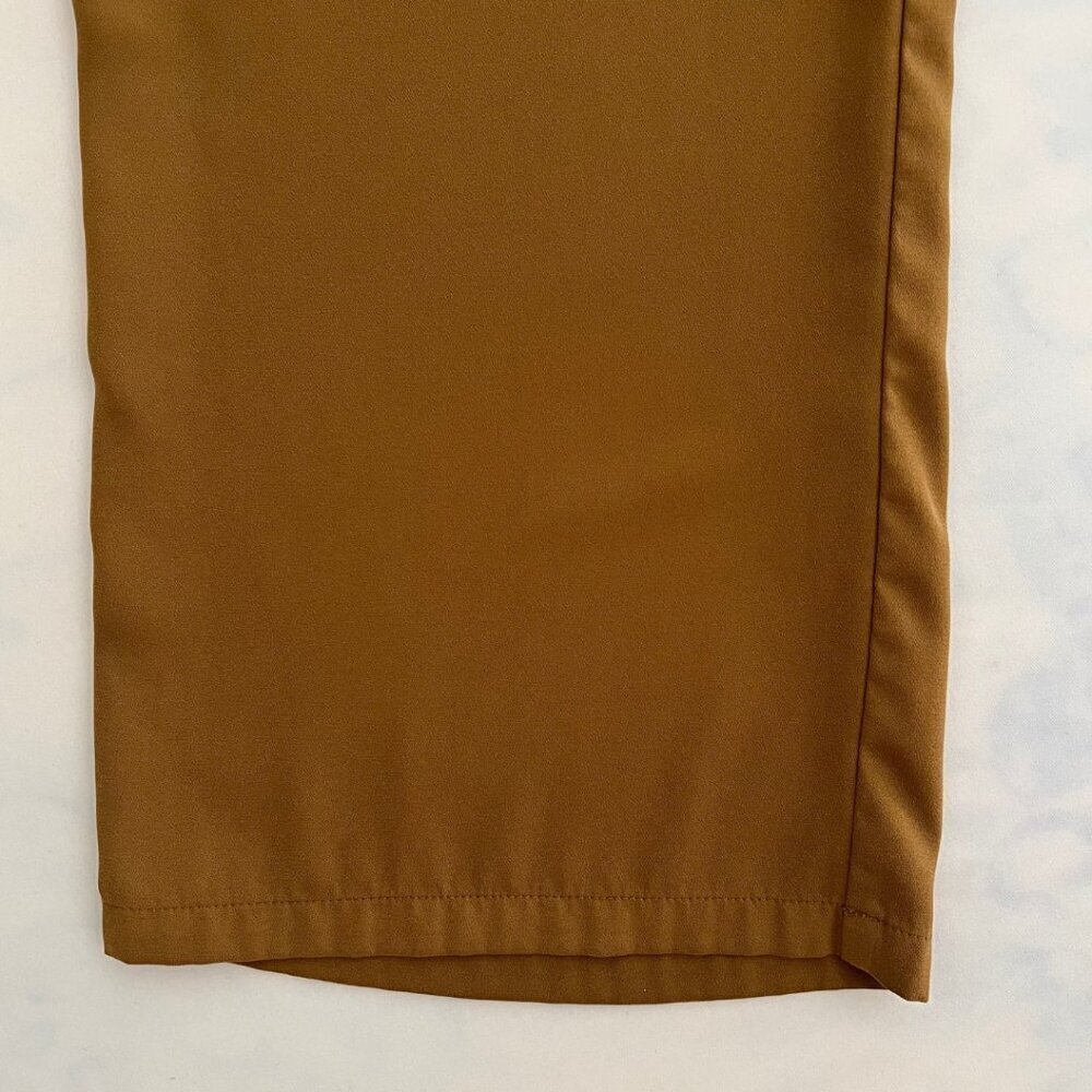 A New Day Tan Paper Bag Waist Wide Leg Trousers - Picture 4 of 7